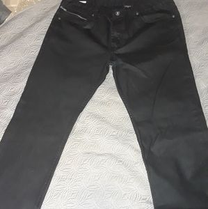 Buffalo Jeans Black w/ Front Pocket Zipper